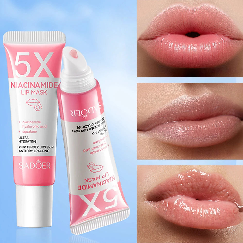 5X Niacinamide Plumping Lip Mask | Deep Hydration Overnight Lip Treatment