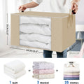 Large Storage Bag – Foldable Organizer for Clothes, Blankets & Bedding