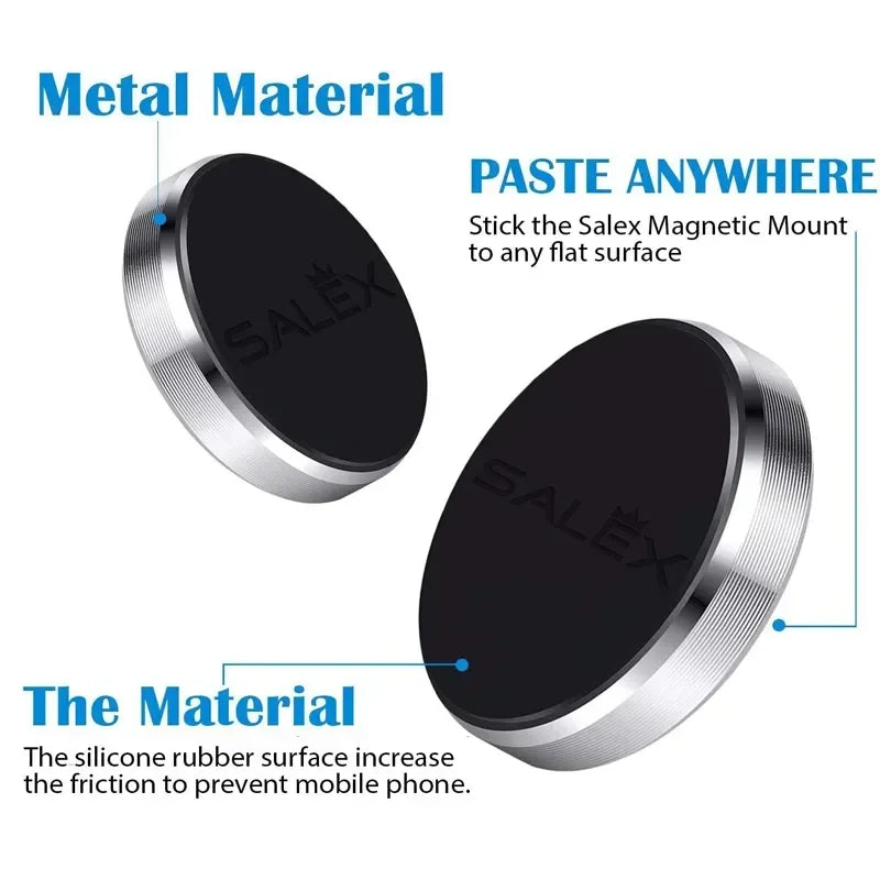 Magnetic Car Phone Mount – Universal Dashboard & Air Vent Holder