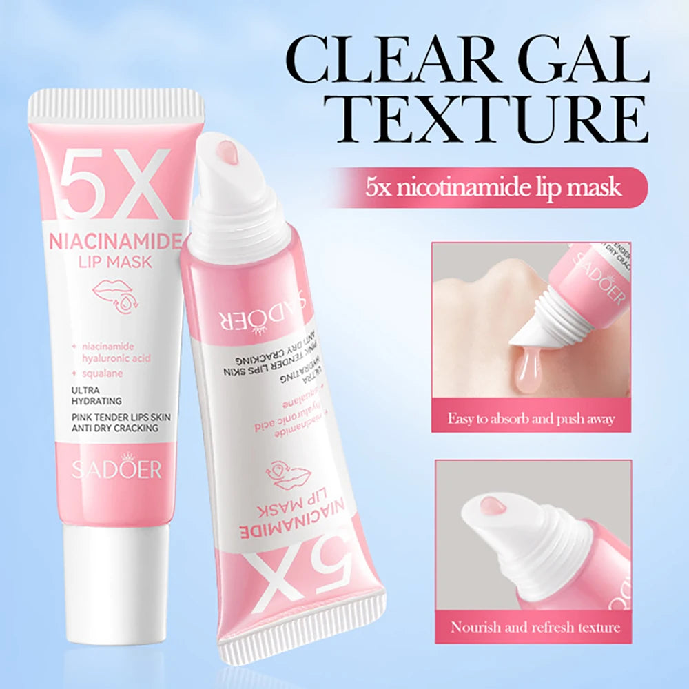 5X Niacinamide Plumping Lip Mask | Deep Hydration Overnight Lip Treatment