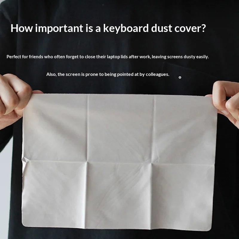 Microfiber Keyboard Cover & Cleaning Cloth for Laptops