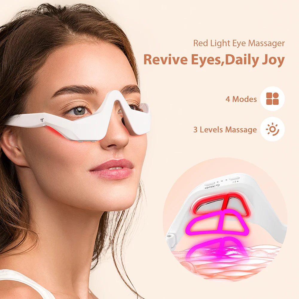 3D Eye Therapy Massager -- Heated Eye Care Device