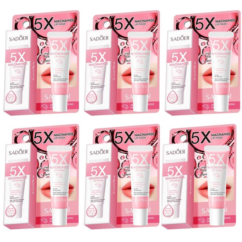 5X Niacinamide Plumping Lip Mask | Deep Hydration Overnight Lip Treatment