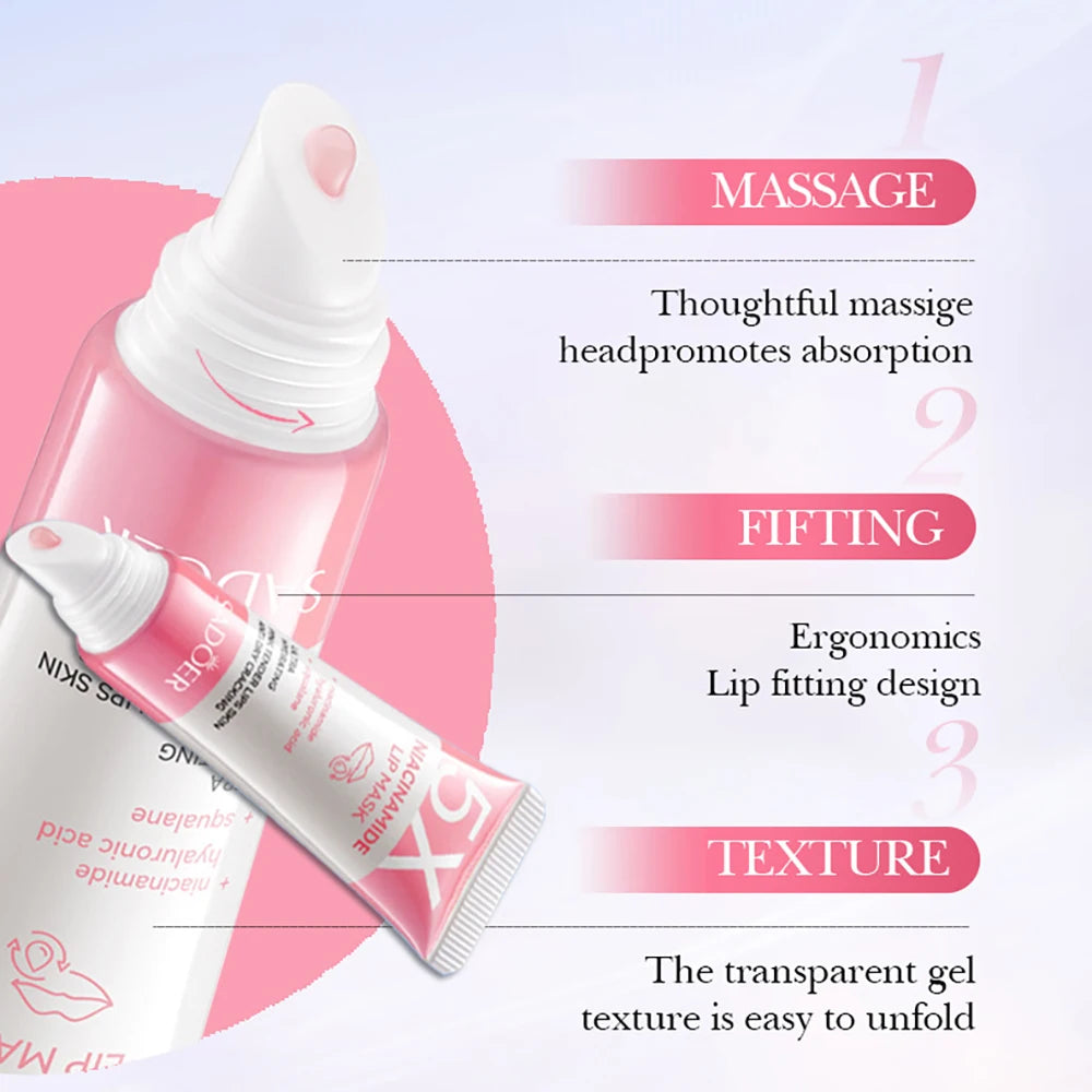 5X Niacinamide Plumping Lip Mask | Deep Hydration Overnight Lip Treatment