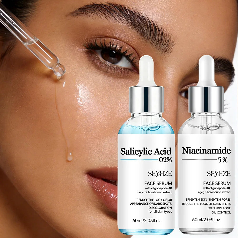 Niacinamide Brightening Serum Set (2-Piece) | Hydrating & Skin Barrier Support