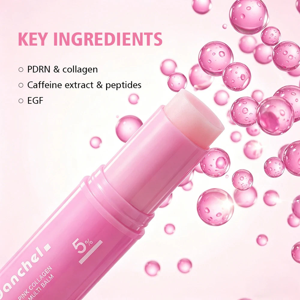 PDRN Pink Volume Balm Firming Stick for Face, Eyes, Neck & Lips