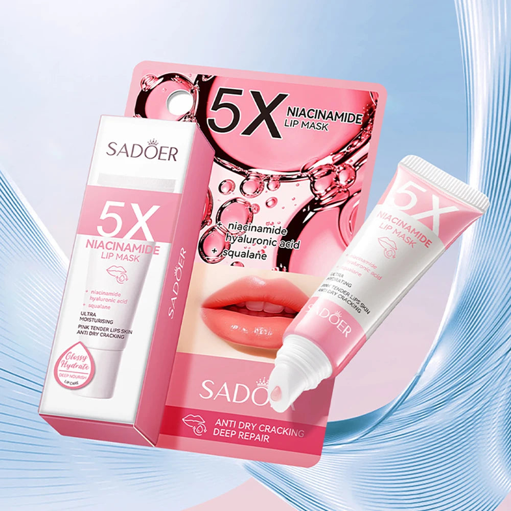 5X Niacinamide Plumping Lip Mask | Deep Hydration Overnight Lip Treatment