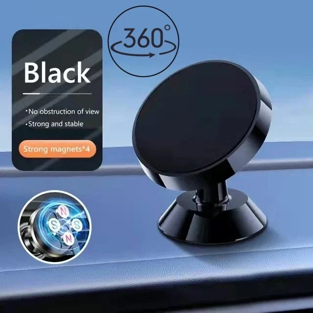 Magnetic Car Phone Mount – Universal Dashboard & Air Vent Holder