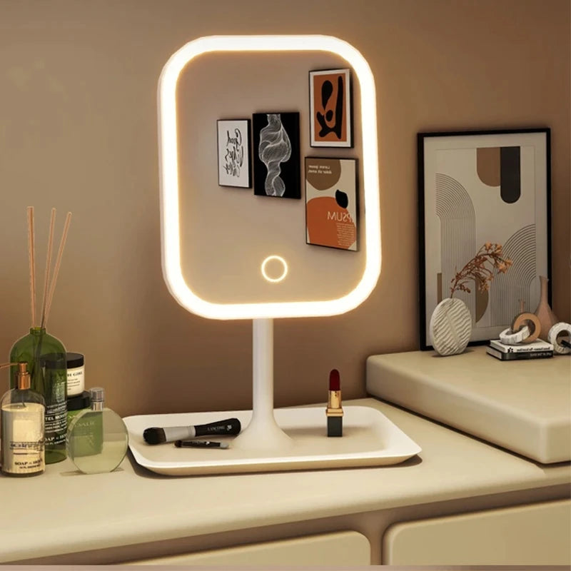 LED Vanity Mirror – Touch Control Makeup Mirror with 3 Light Modes