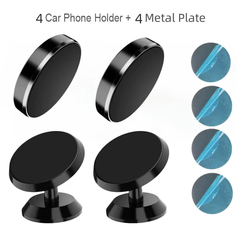 Magnetic Car Phone Mount – Universal Dashboard & Air Vent Holder