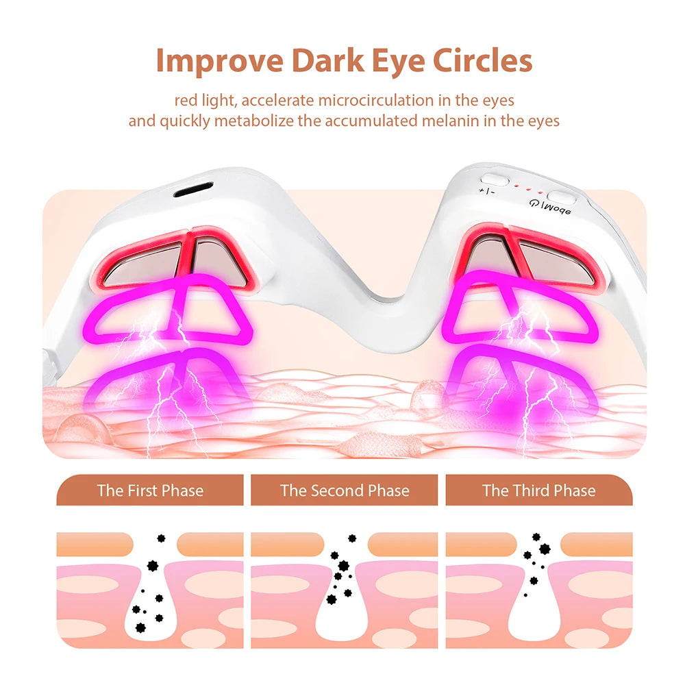 3D Eye Therapy Massager -- Heated Eye Care Device