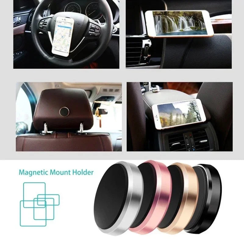 Magnetic Car Phone Mount – Universal Dashboard & Air Vent Holder