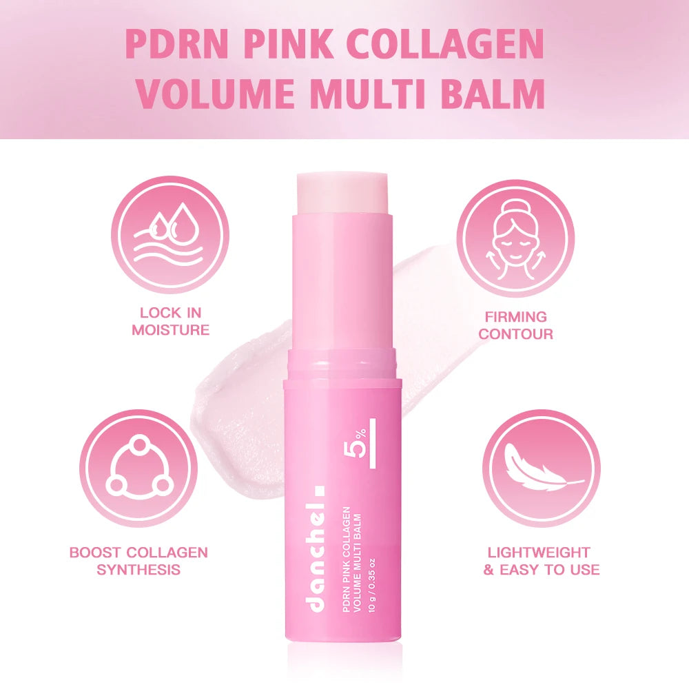 PDRN Pink Volume Balm Firming Stick for Face, Eyes, Neck & Lips