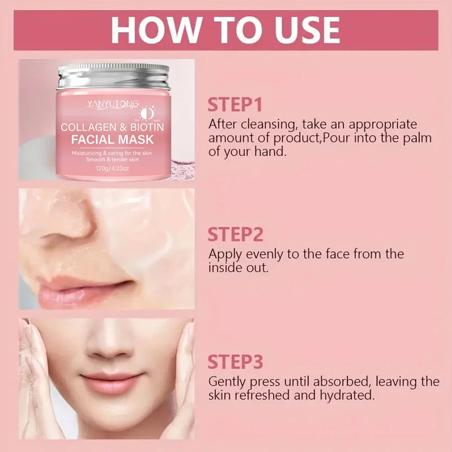Collagen Peel-Off Face Mask | Hydrating & Firming Facial Treatment